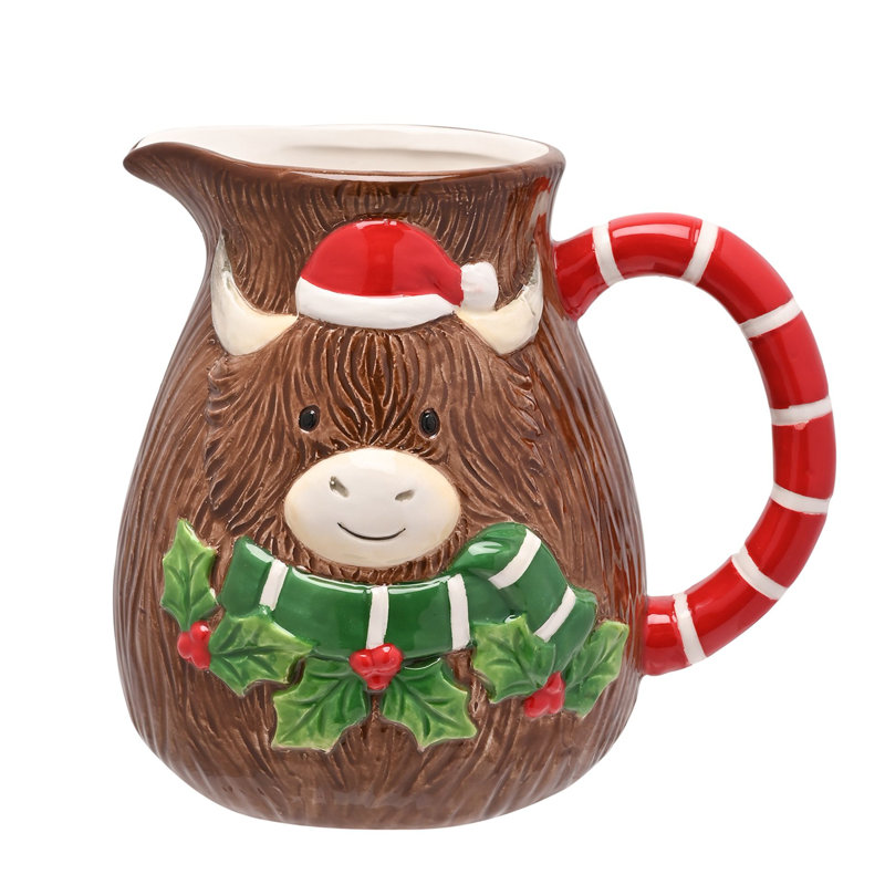 Ceramic Jug Highland Cow