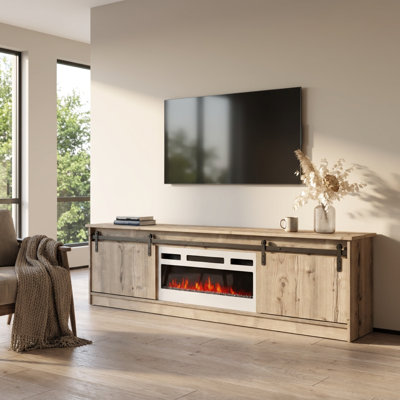 Granero 78.7" 04 WH-EF Fireplace TV Stand