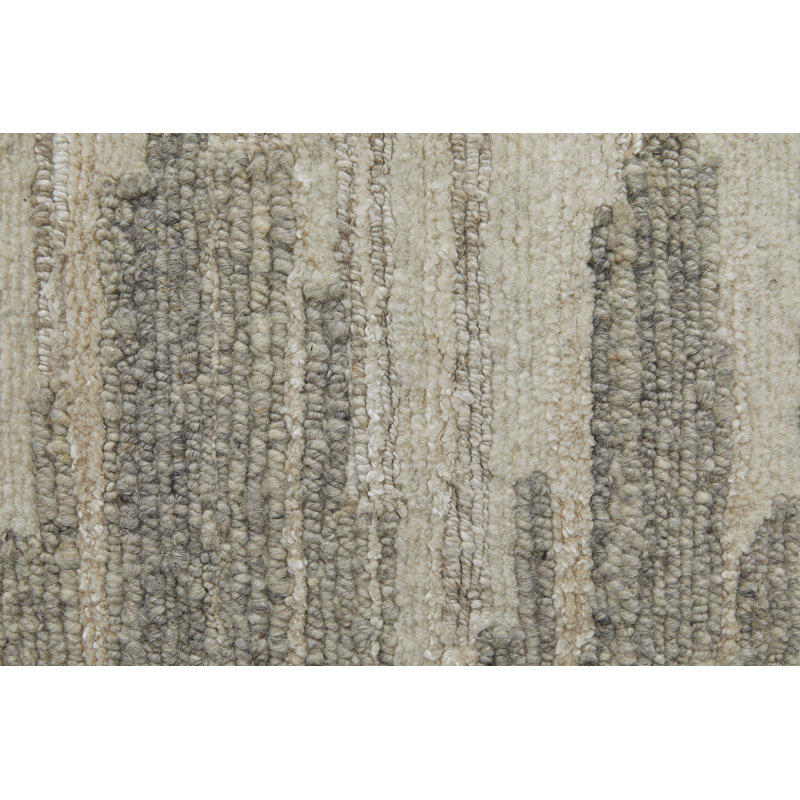 Navaro Wool Abstract Area Rug, Rectangle 5'6" x 8'6"