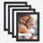 Black Wood Picture Frame - Set of 4-89854315
