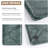 Guein Rectangle Natural Marble Tray,Indian Green