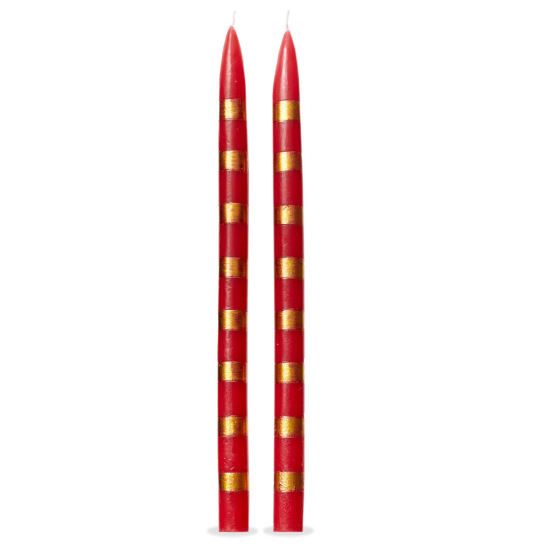 Stripes Taper S/2, Red