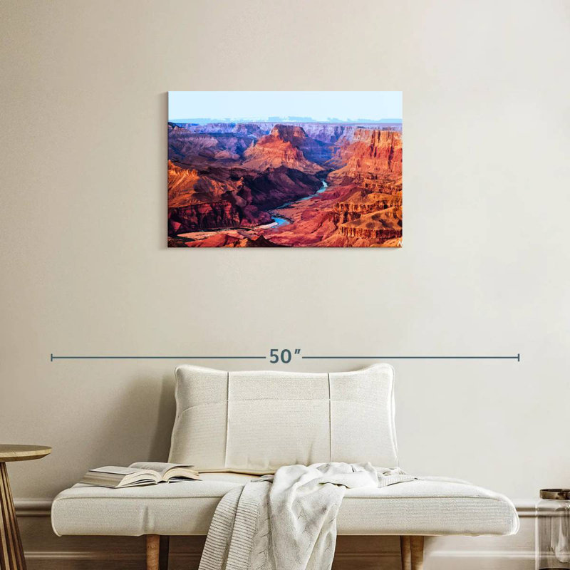 Illustration du Grand Canyon d'Alvord II, H 20 po x l 30 po