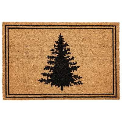 No Pattern Christmas Doormat
