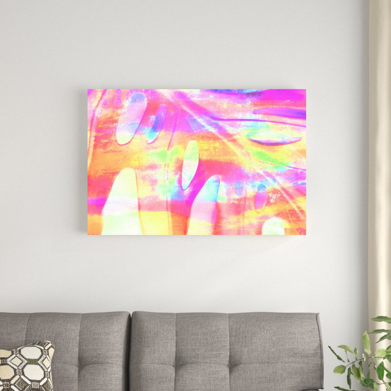 «Summer Cheerfulness III» par Eva Bane, impression sur toile tendue, H 24 po x l 36 po