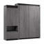Lit escamotable Camalla et armoire de rangement avec tablette coulissante-104604193-104604194