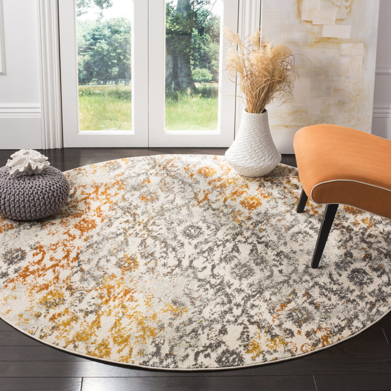 Christa Gray/Orange Rug, Round 4'