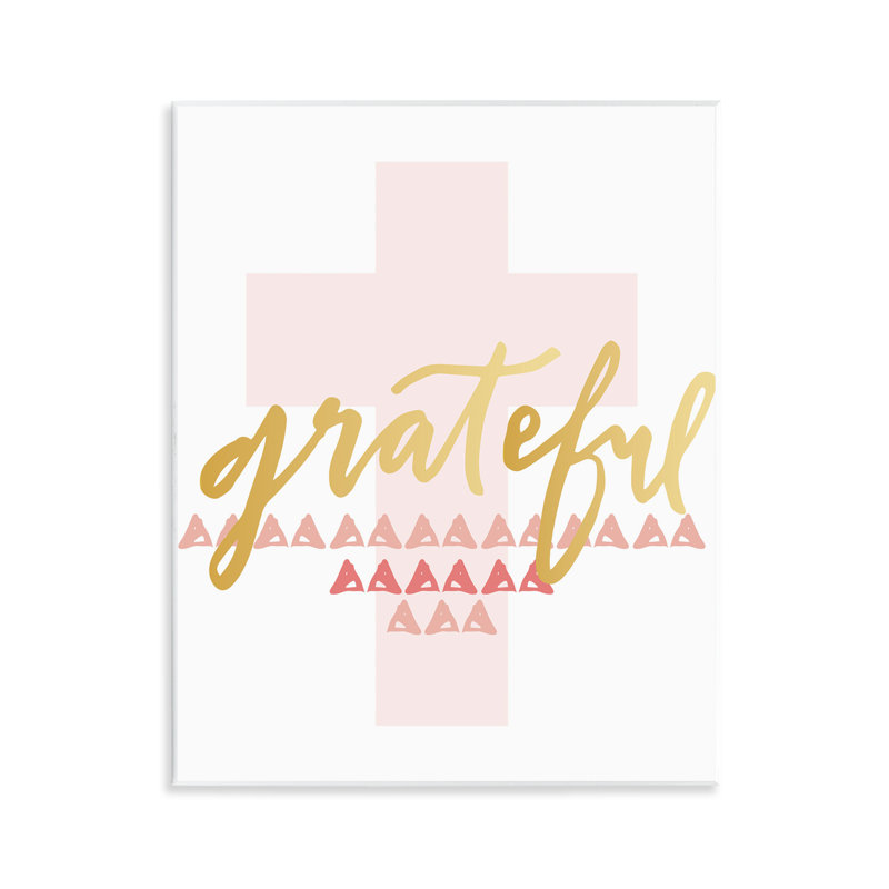 «Grateful over Cross» par Blue Chair Blessing