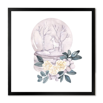 Silhouette féminine et bouquet floral - reproduction d'art sur toile moderne38655