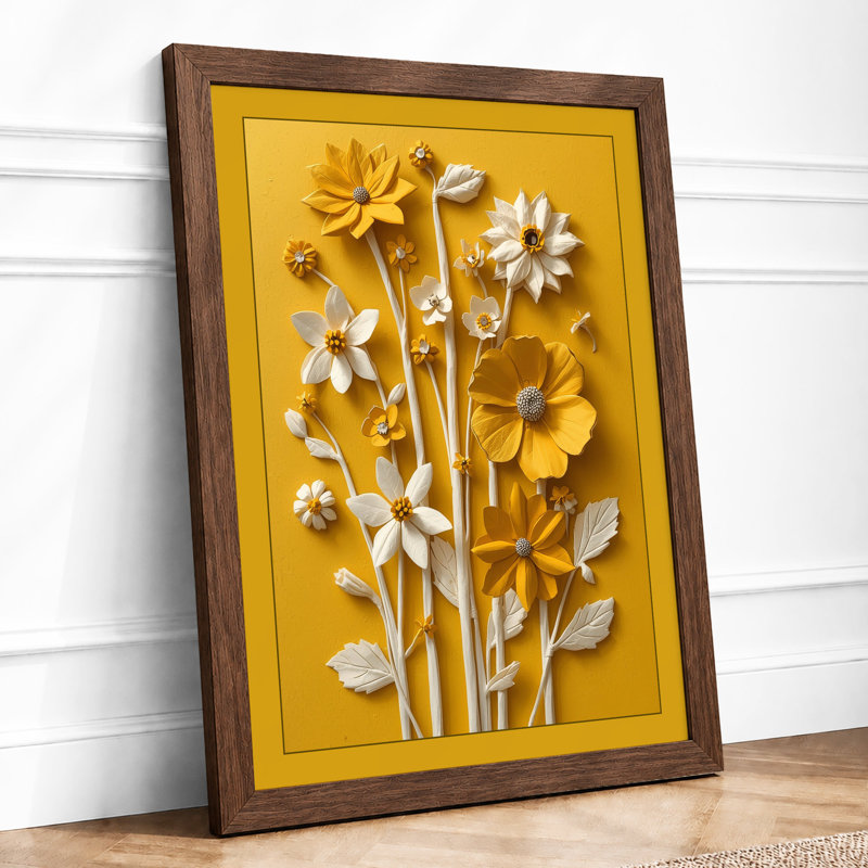 Gilded Botanica Botanical - Print, A2 - 59.4 x 42.0 cm, Walnut