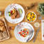12 Piece Porcelain China Dinnerware Set - Service for 4 