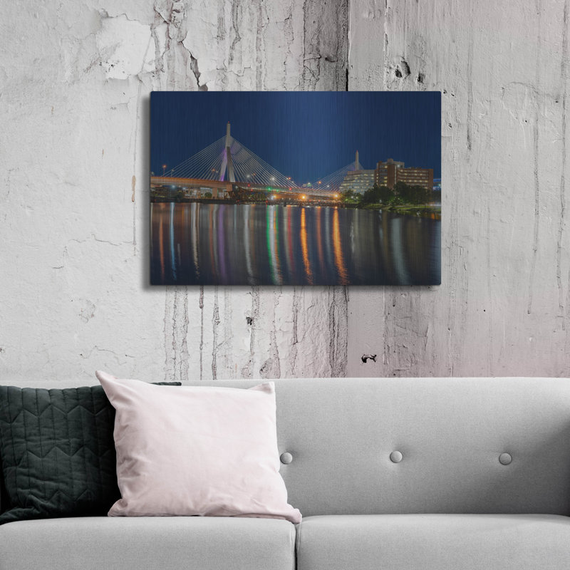 «Zakim Bridge August 26 2020» par Rick Berk, H 24 po x l 36 po
