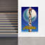 Alaskan Totem Moon Traditional Abstract Contemporary Landscape Nature Wall Art Print 1 Piece Wrapped Canvas Wall Art-405554277