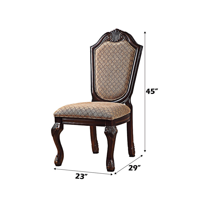 Chaise d'appoint rembourrée (ensemble de 2)