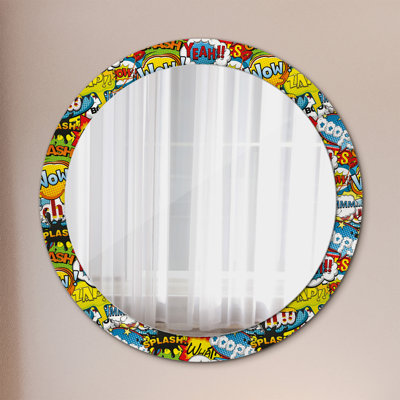 Huldar Glass Flat Wall Mirror