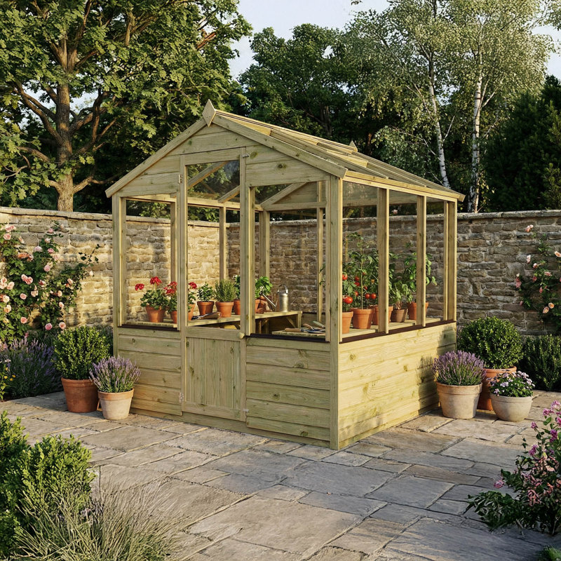Mercia 6 x 6ft Traditional Greenhouse, Yes