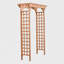 155cm W x 66cm D Solid Wood Arbour in Brown