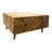 Hand-crafted Sunburst Coffee Table With Storage