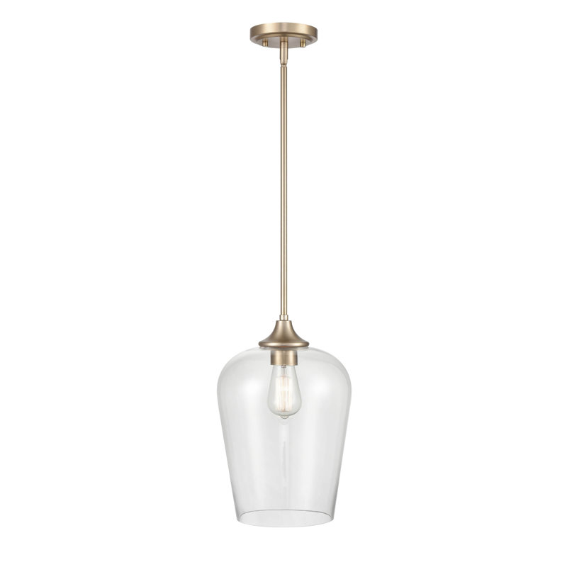 Luminaire suspendu à pot 1 lumière Scarlett-Leigh, H 62 po x l 10 po x P 10 po