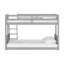 Lit superposé simple au-dessus d'un lit double et lit mezzanine Korbin-1758110035