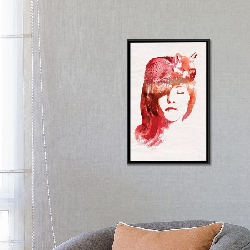 «Perfect Silence», impression sur toile, H 26 po x l 18 po x P 1,5 po, Toile avec cadre noir, Pas de tapis
