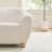  Contemporary Bouclé Upholstered Lounge Chair With EZ Assembly Wood Legs-893417672