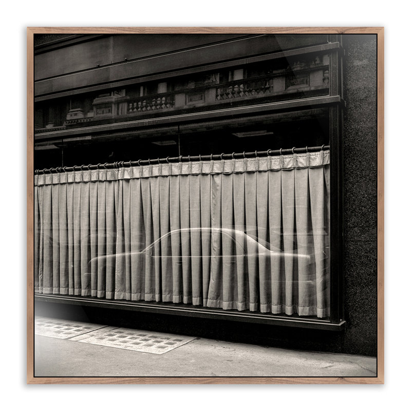 Cecconis Print by Guy Sargent, Dark Brown, 32" H x 32" W x 2" D