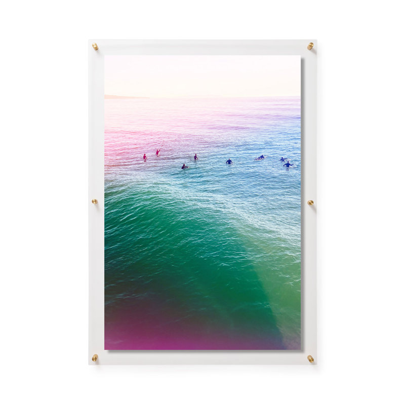 Sorbet Surf by Brooke Wilen, 28" H x 40" W, Framed Print without Mat