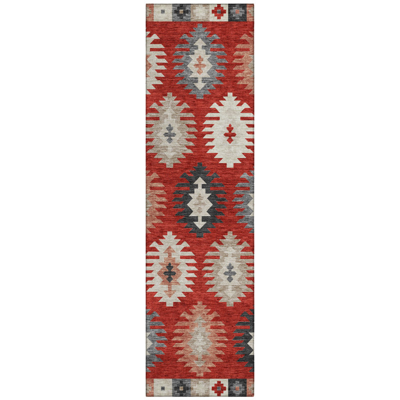 Tapis Chayden avec envers antidérapant, Tapis de couloir 2 pi 3 po x 7 pi 6 po