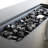 25" H X 42" W Outdoor Fireplace - Steel, With Protective Cover Fire Pit Stainless Steel Top W, Base