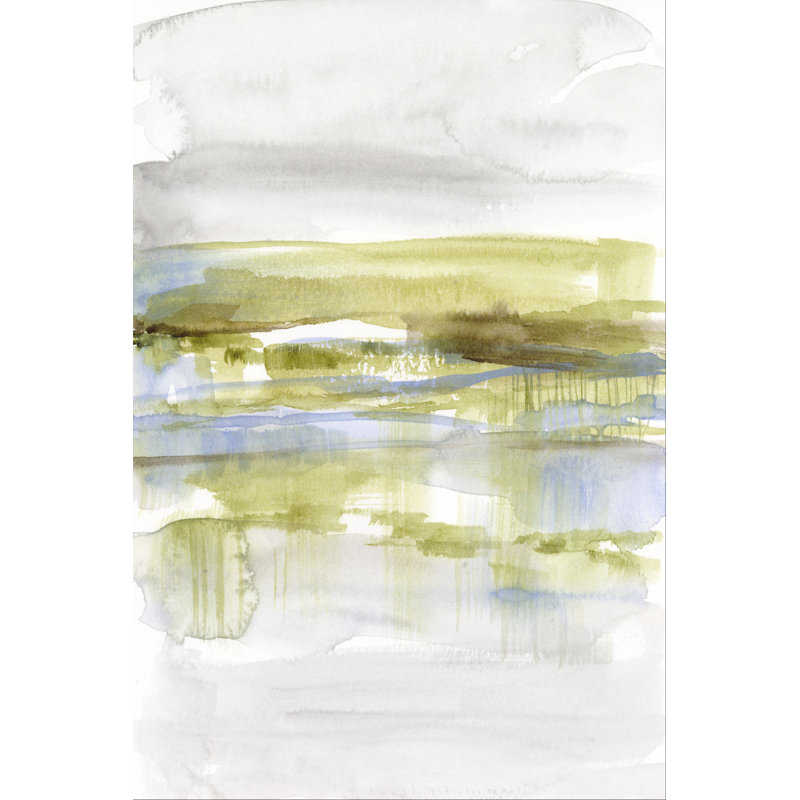 Olive Marsh I by Jennifer Goldberger - Wrapped Canvas Painting, 122cm H x 81cm W