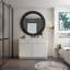 Armoire de base pour évier Homeibro, portes à fermeture douce, pour la salle de lavage, la salle de douche, la buanderie-87690900-87690896