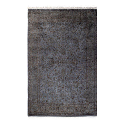 Fine Vibrance One-of-a-Kind 4' 2" X 6' 5" Hand Knotted Area Rug