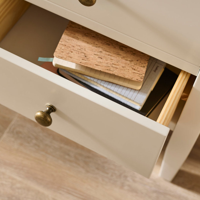 45cm W Manufactured Wood Bedside Table