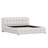 Upholstered Platform Bed With Modern Silhouette-1552166828