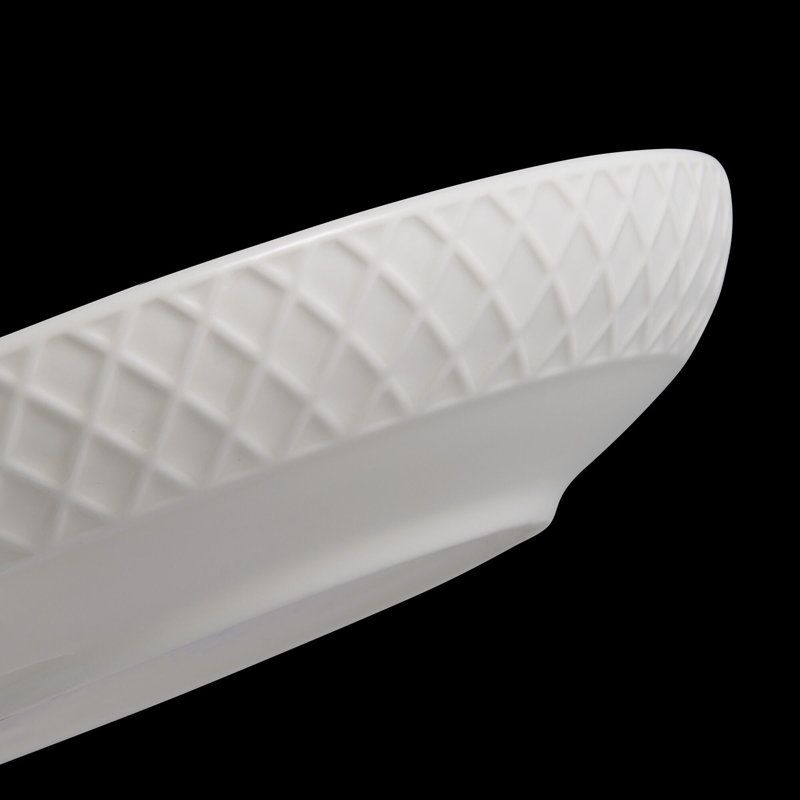 Trellis 9 in. Bone China Pasta Bowls