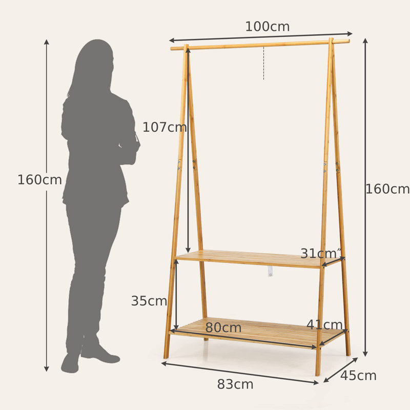 Harrami 100cm Clothing Rack