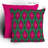 Wagner Campelo Ikat Leaves Throw Pillow-7494152