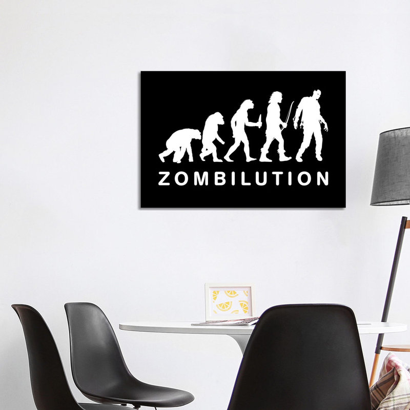 Zombilutions by Alberto Perez - Wrapped Canvas Print, 66.04cm H x 101.6cm W x 1.91cm D