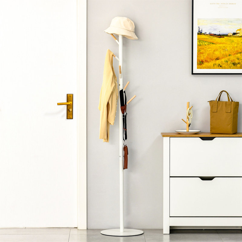 Pegues Coat Rack, White