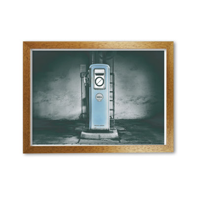 Little Blue Gas Pump - Print