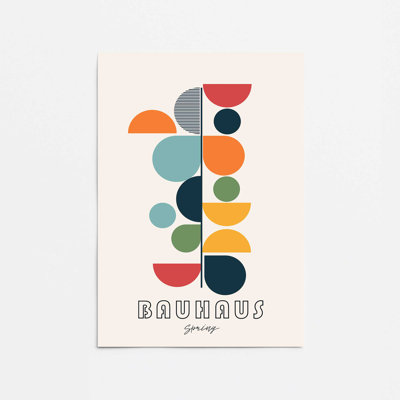 Impression de jeu de couleurs Bauhaus