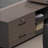 Two-sided cabinet Luxury modern grey desk-1695042012