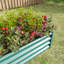 Jardinière rectangulaire surélevée en métal 421Ft pour plantes, fleurs, assemblage facile, légumes rouille, rouille, longue durée-651596553-651596551
