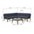 Ajanai Acacia 4-Person Patio Conversation Set-725881638