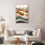 Oliver Gal Layers of Colors Abstract - Hand-Applied Glass Coat Framed Canvas Art-1015582889-1015582870