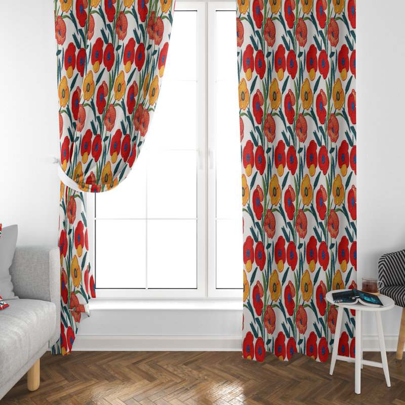 Paire de rideaux obscurcissant en polyester Pangita, L 20 po x L 52 po