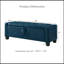 Banc rembourré capitonné avec rangement-1865697648