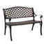 Banc de parc en aluminium thermolaqué Dutra-1226256129