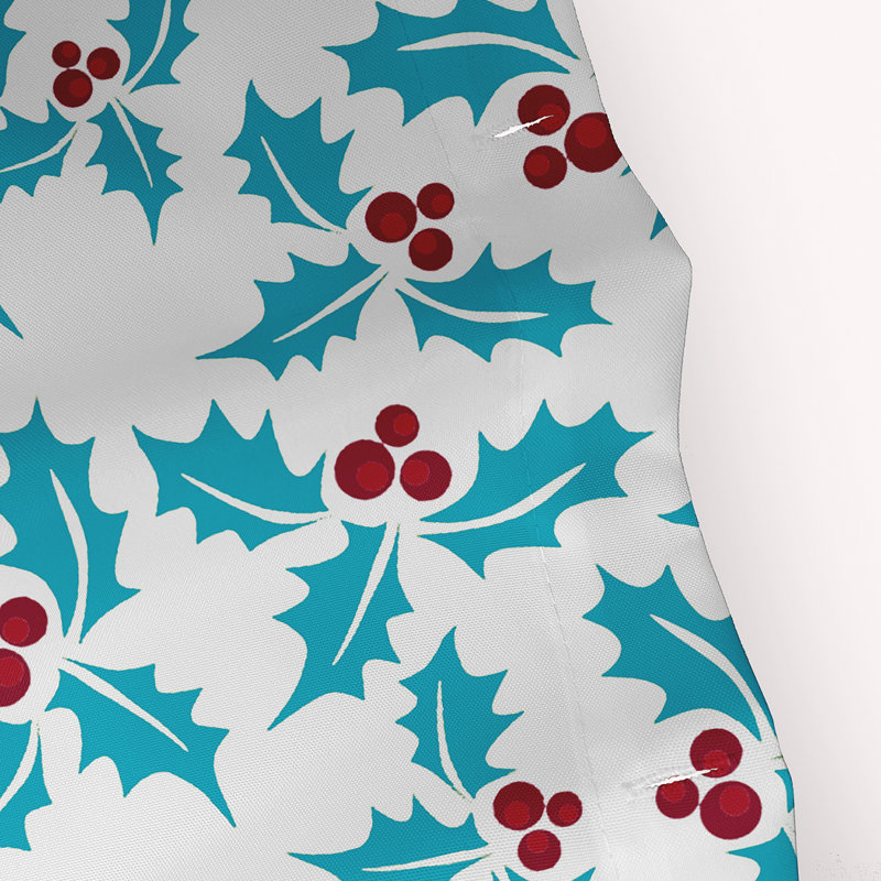 Rideau de douche Holly Bush, Turquoise